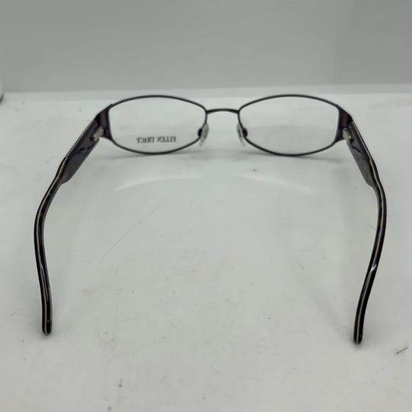 Ellen Tracy Madrid Eyeglasses Frames.RXable Plum and Leopard. NWT main image 6